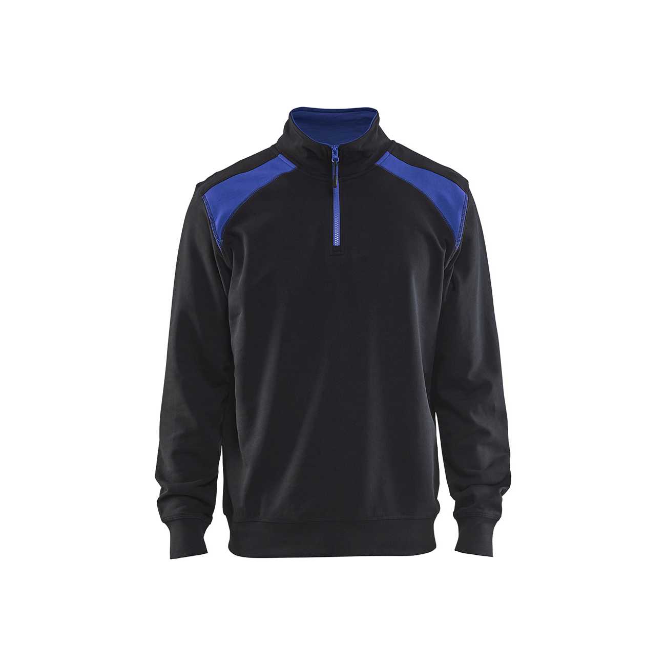 BLAKLADER 33531158 Half Zip 2 Tone Sweatshirt Work Sweatshirt MEN - 100% Cotton